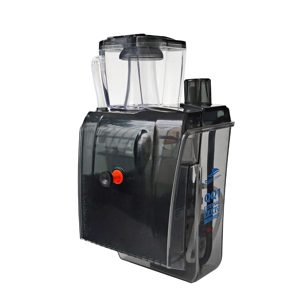 Bubble Magus QQ1/QQ3 AC 220-240V Zuverlässige Pumpe Aquarium Externer Proteinabschäumer für Salzwasser Kleines Fischbecken bis zu 100L/300L