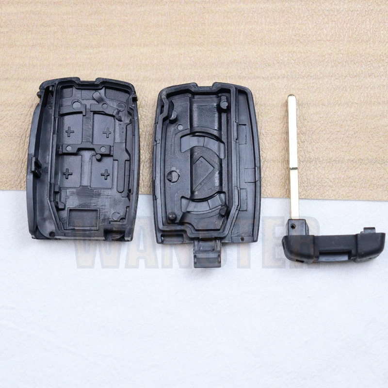 5 Buttons Car Key Fob Case Shell Housing for Land Rover Freelander 2 Discovery 2006 2007 2008 2009 2010 2011 2012 Uncut Blade