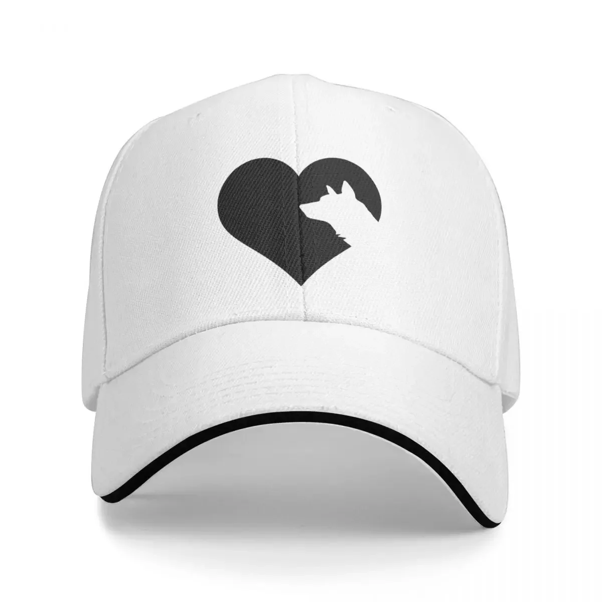 The Heart of the Australian Kelpie Lover Baseball Cap Anime Hat Streetwear Brand Man cap Luxury Brand For Men Women's