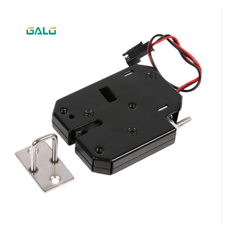 Small 12V 1.5A Electronic Lock Latch Release Assembly Electromagnetic Control Metal Safety Magnetic Lock Safety Protection Locks