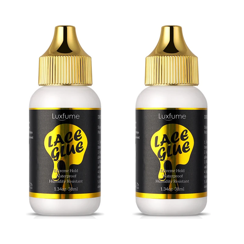 لاصق شعر مستعار أمامي قوي للغاية ومقاوم للماء سعة 38 مل، يستخدم لربط قوي من أنظمة الشعر المستعار إلى الشعر