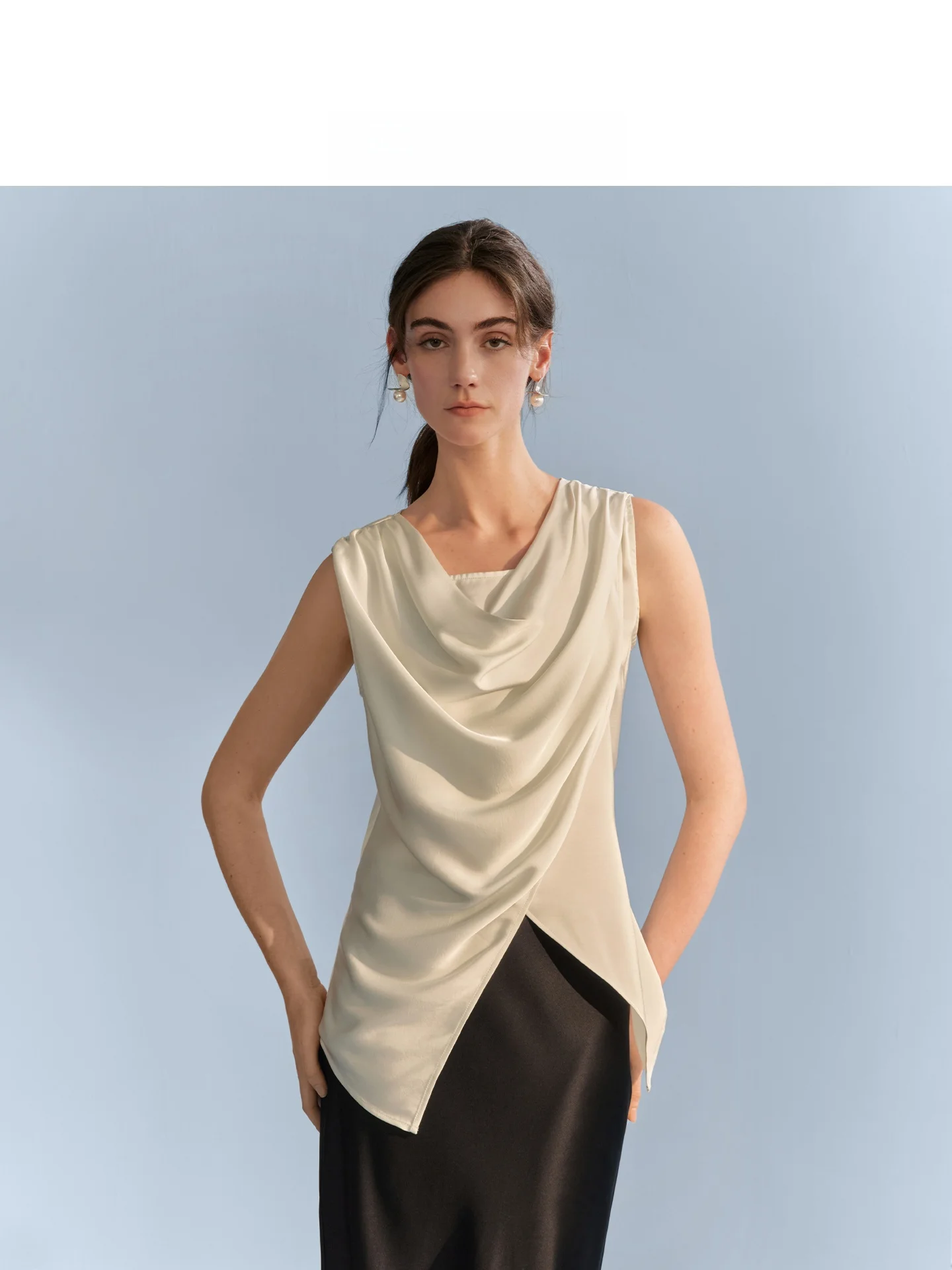 

Оригинальная женская блузка AEL без рукавов, приталенная, во французском стиле, с завышенной талией, для лета 2026, элегантная