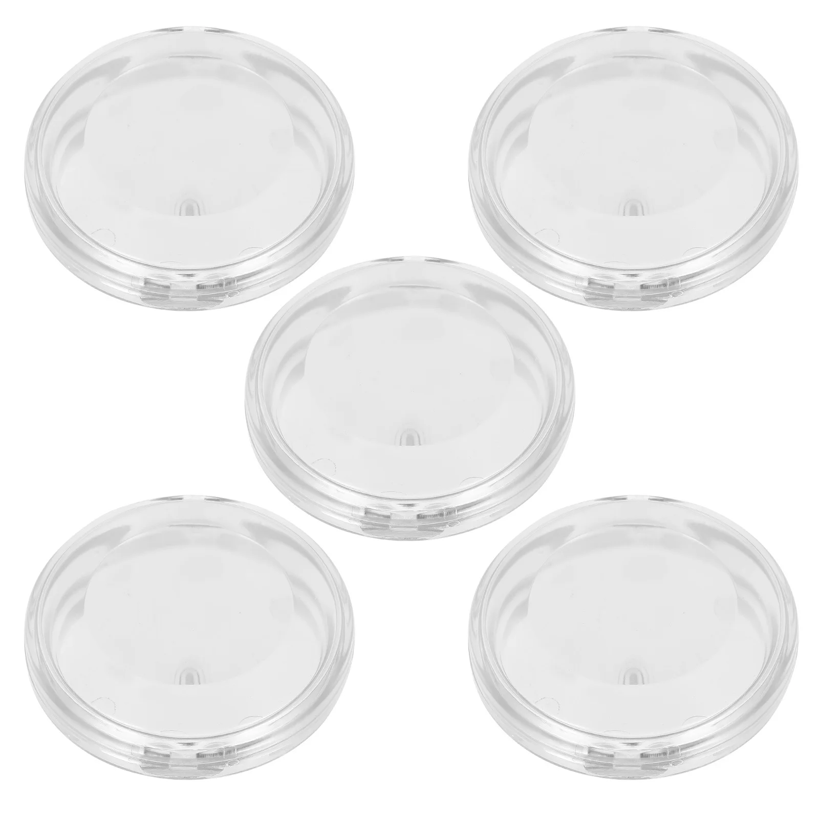 Caja de almacenamiento de pestañas de plástico duradero, organizador transparente portátil para pestañas postizas, caja de almacenamiento de pestañas para salón de belleza de viaje, 5 uds.