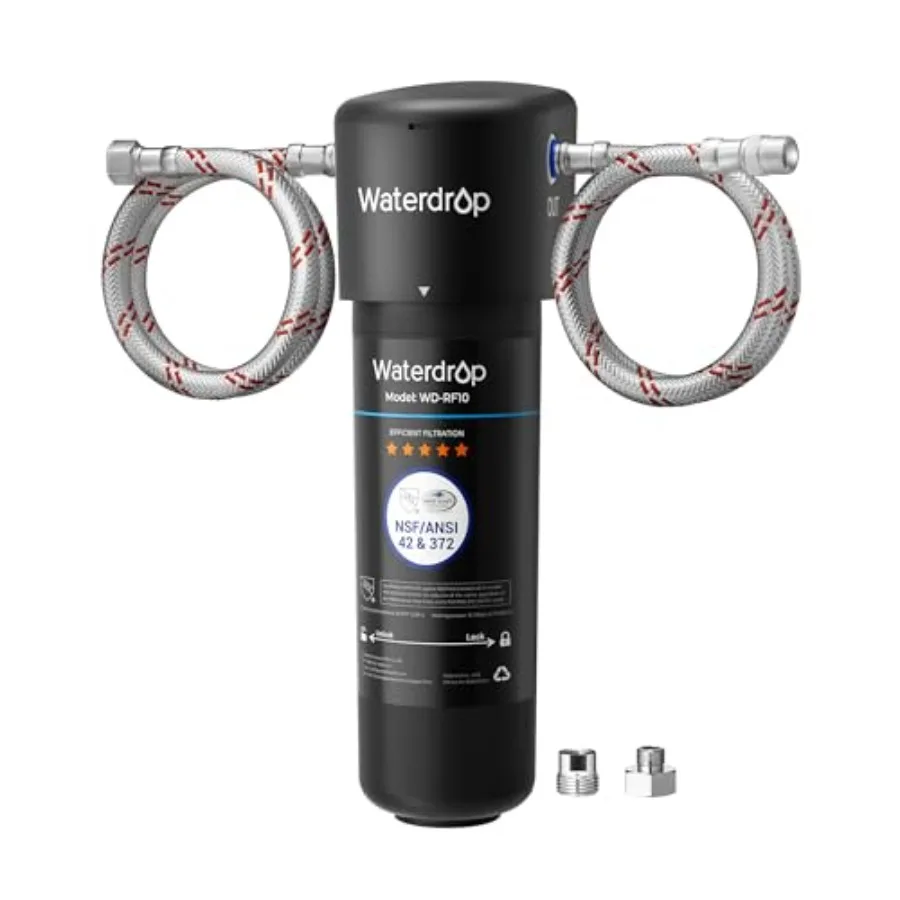 

Under Sink Water Filter System, Reduces PFAS, PFOA/PFOS, Lead, Chlorine, Bad Taste and Odor, Under Counter Water Filter Connect