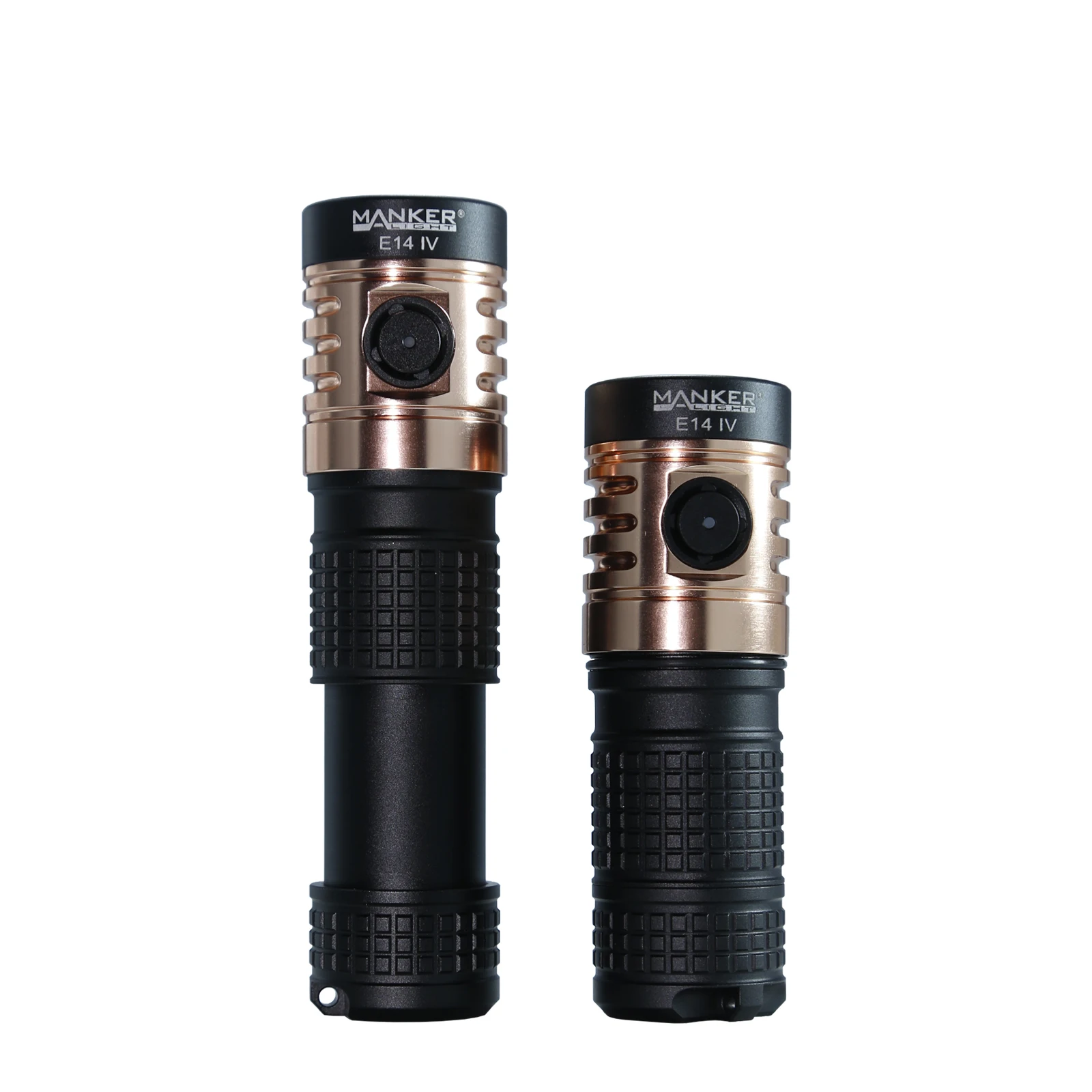 Mankerlight E14 IV 4000 Lumens Flood Pocket EDC USB-C Rechargeable Flashlight with Quad LED, Magnetic Base