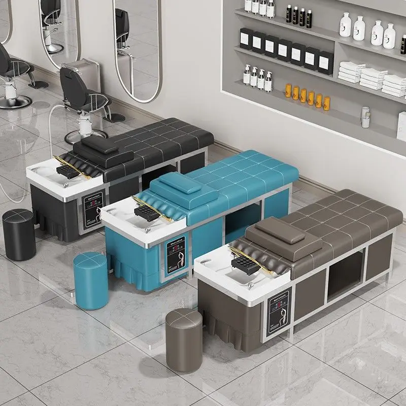 

High Quality Materials Shampoo Chair Reclining Feature Professional Salons Shampoo Chair Luxury Experience Shampoo Furniture