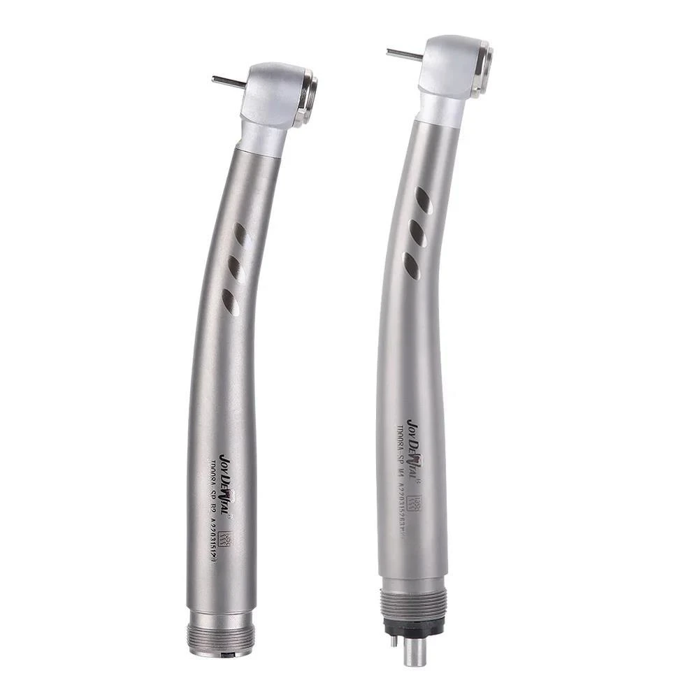 JOYDENTAL Dental High Speed Handpiece LED Integrate E-generator Ceramic Bearing Standard Head Push Button 4 Water Spray 2/4 Hole