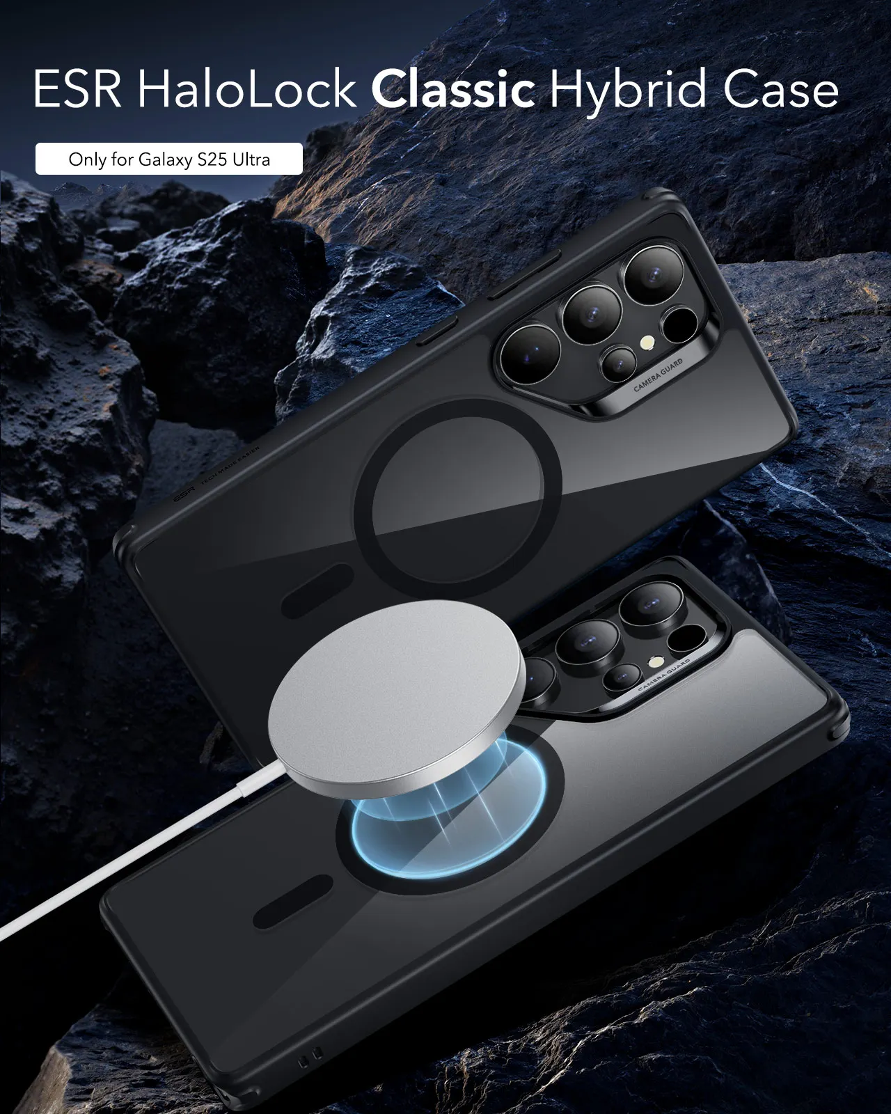 ESR for Galaxy S25 Ultra Magnetic Protection Case for Samsung S24 Ultra S25 Plus Classic  Military-Grade Protection Back Cover