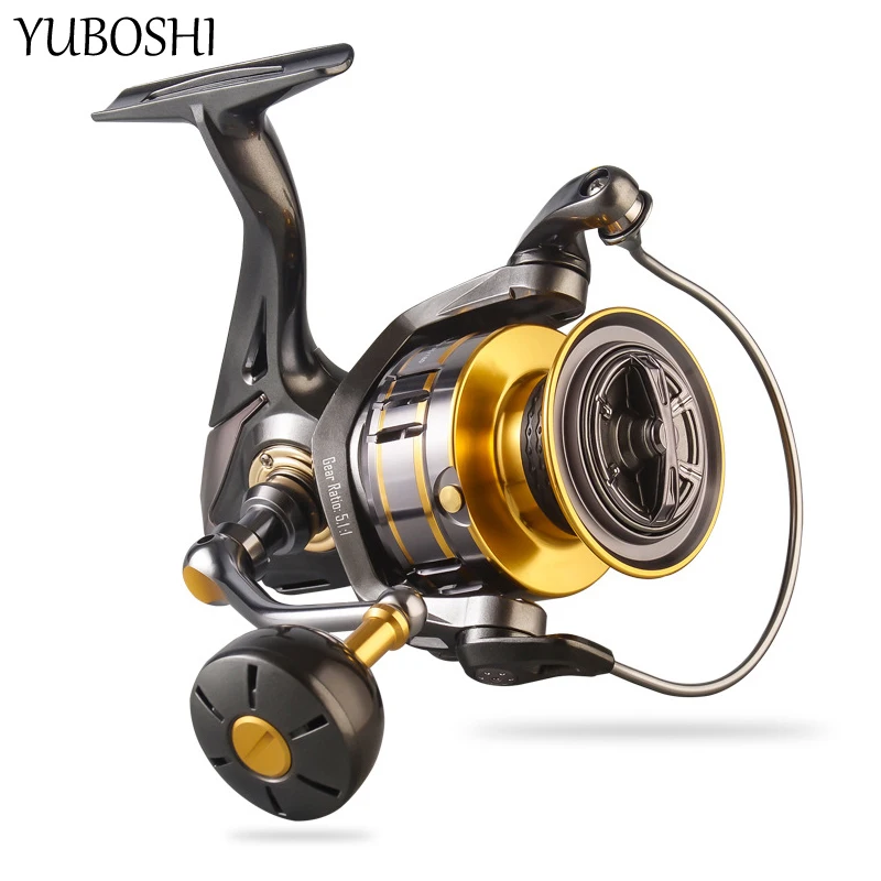 GLS Brand New 800-5000 Series High Strength Spinning Fishing Wheel 5.4:1/5.7:1/5.1:1 Carbon Grip Fishing Reel