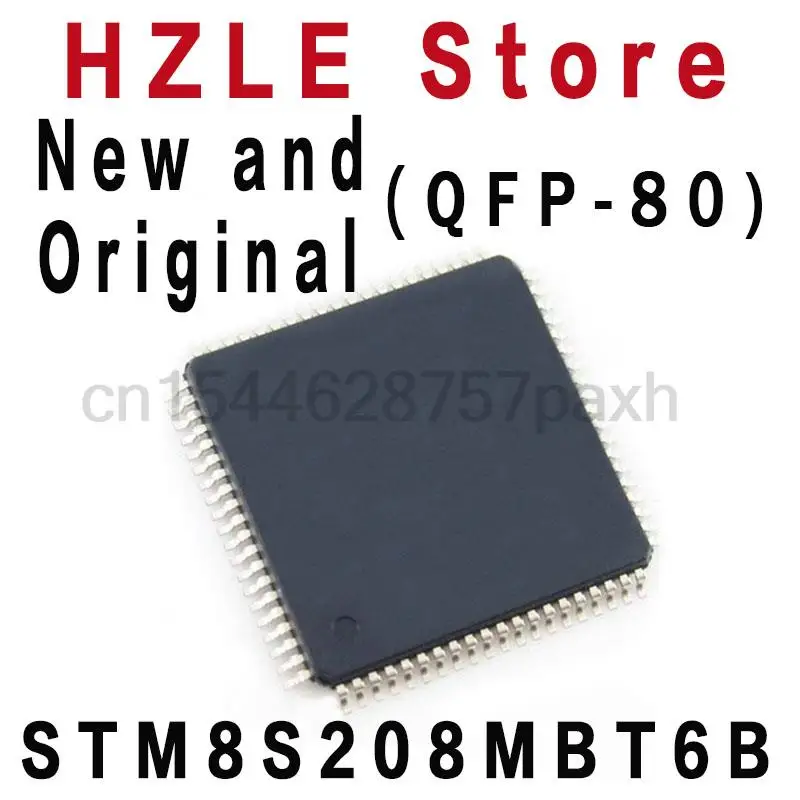 5-10PCS New and Original  STM8S208 MBT6B QFP-80 RONNY IC STM8S208MBT6B