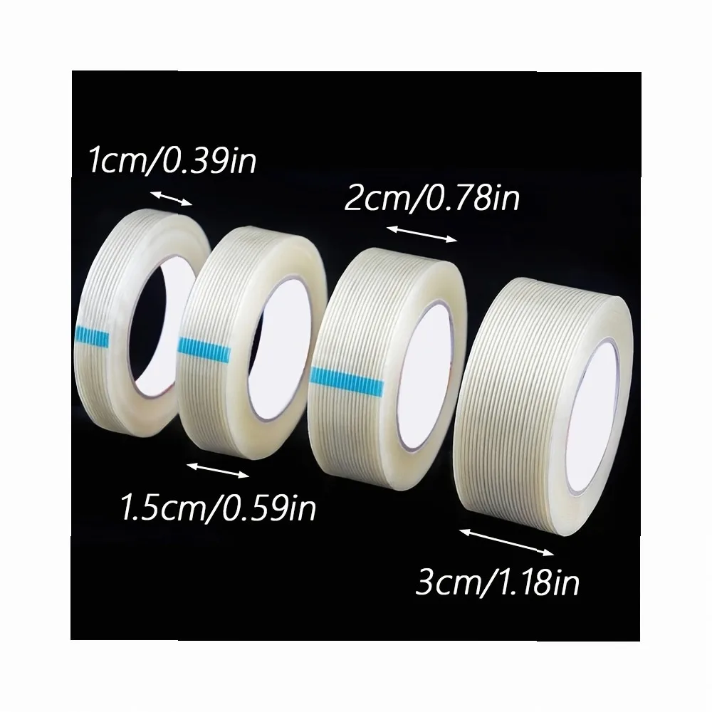 Professional Fiberglass Mesh Tape 984in/1968in Strong Single-Sided Adhesive for Bundling Packaging Wear-Resistant