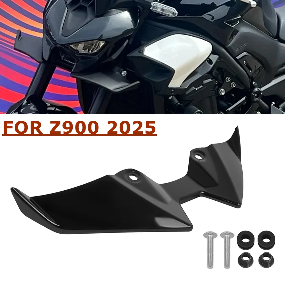 

Motorcycle Front Wing Spoiler For Kawasaki Z900 Z900SE Z 900 SE 2025 Naked Aerodynamic Naked Winglet Deflector Downforce