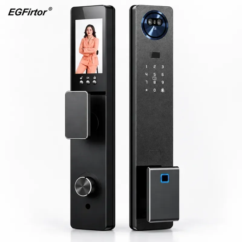 Home Automatic Smart Lock 3D Facial Recognition Fingerprint Palm Vein Electronic Password Remote Control