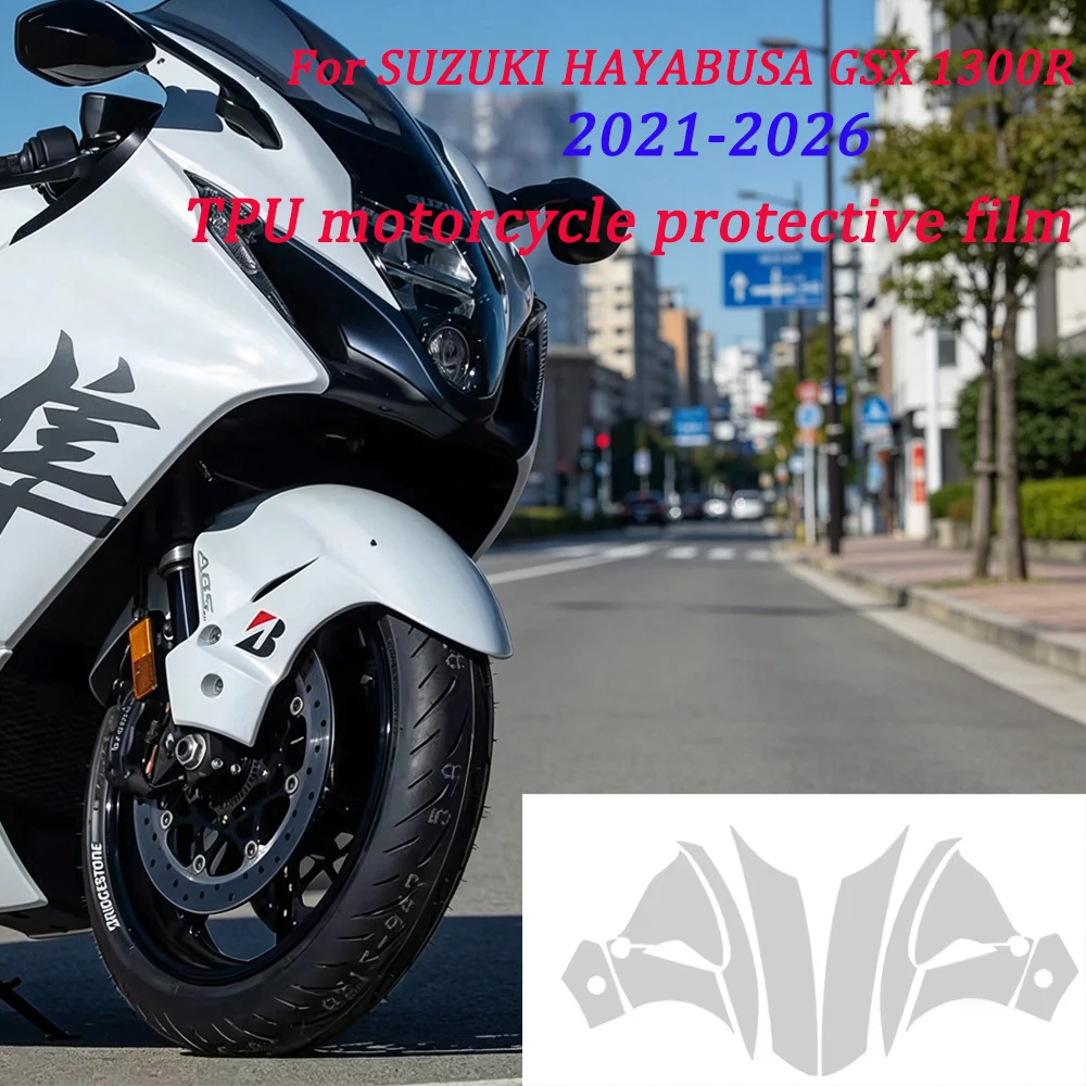 For SUZUKI HAYABUSA GSX 1300R Paint Protection Film GSX-1300R PPF Motorcycle Fairing Protection GSX1300 R Anti-scratch Kits 2026