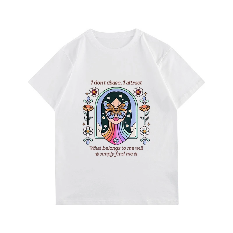 

Loose and Versatile Short Sleeved Top with Round Neck, Trendy Street Homestay Style, Youth Retro Style, Summer Fashion, New