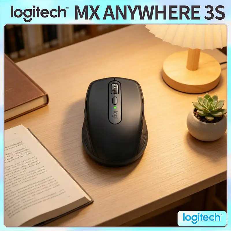 Office MX Anywhere 3S Mouse - 8000 DPI, Hyper-Scroll Wheel, Fast Charge, Ideal for Toy Distributor Stock Check Routine