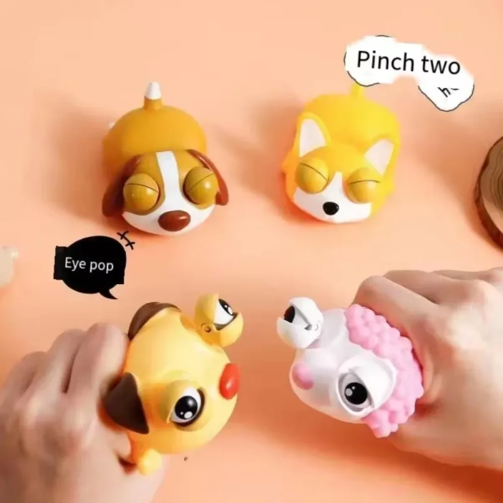 Zabawna zabawka do ściskania gałki ocznej, świecące koraliki do oczu z wilka, Fidget dla dorosłych dzieci, kreatywne zabawki antystresowe, prezent świąteczny, szczypta dłoni