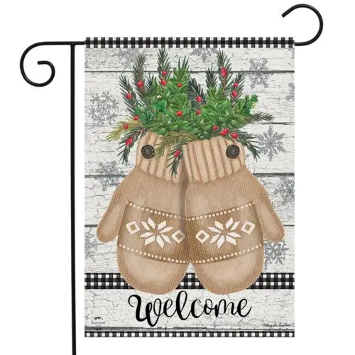 Farmhouse Mittens Garden Flag by Briarwood Lane 12.5