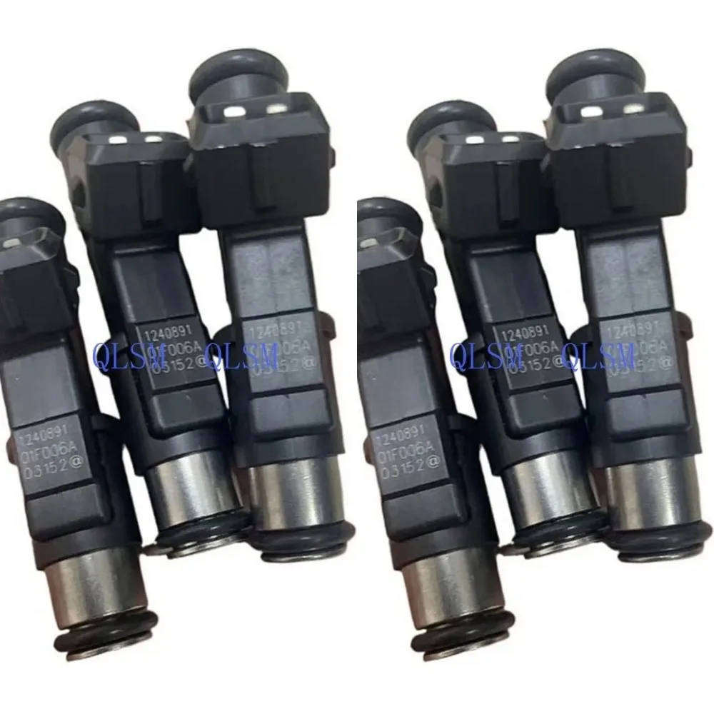 

6Pcs 01F006A Fuel Injector For Triumph Daytona Triple 675 955i R Engine Sagem 1240891