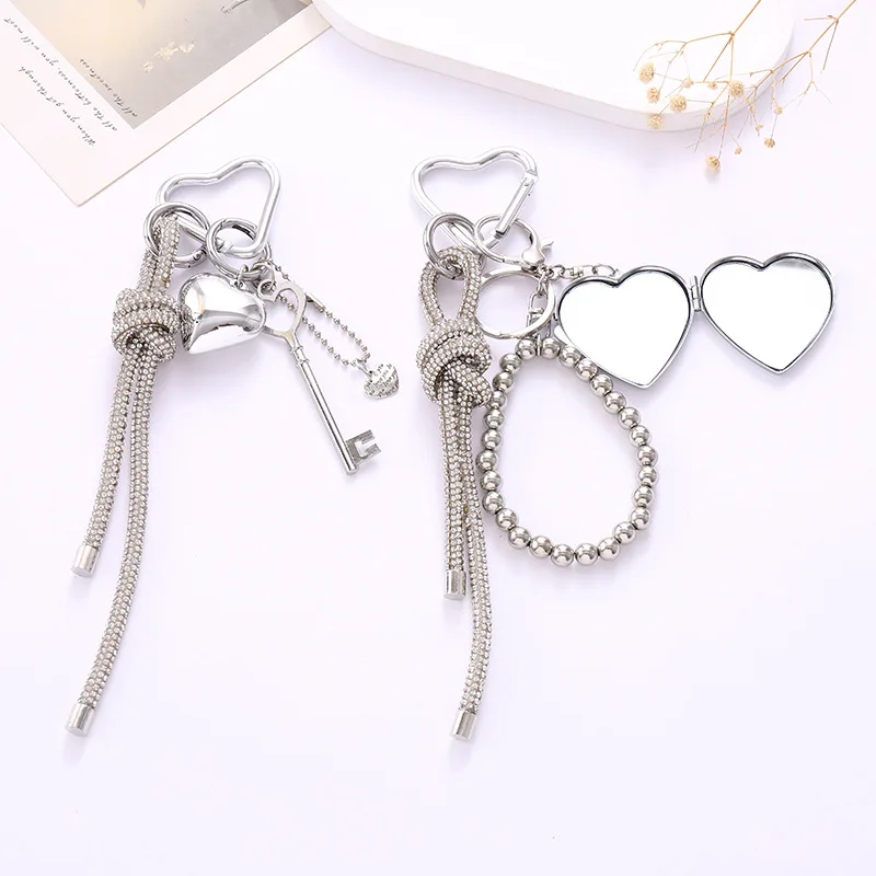 Fashion Versatile High-end Accessories Rhinestone Chains Keychains Bag Charms Rhinestones Keychain Accessory  ﻿