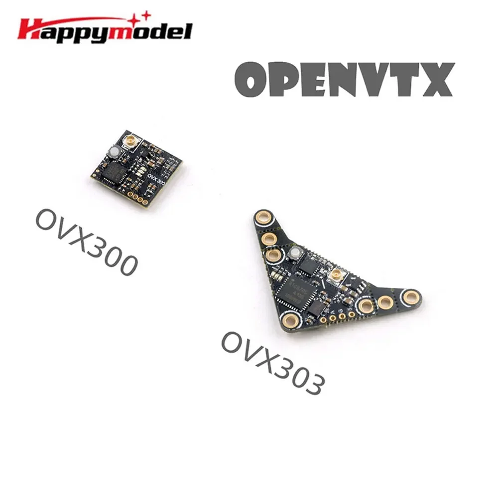 HappyModel OVX300 OVX303 5.8G 40CH 300mW Adjustable OpenVTX Video Micro Transmitter for RC FPV Tinywhoop Nano Micro Long Range