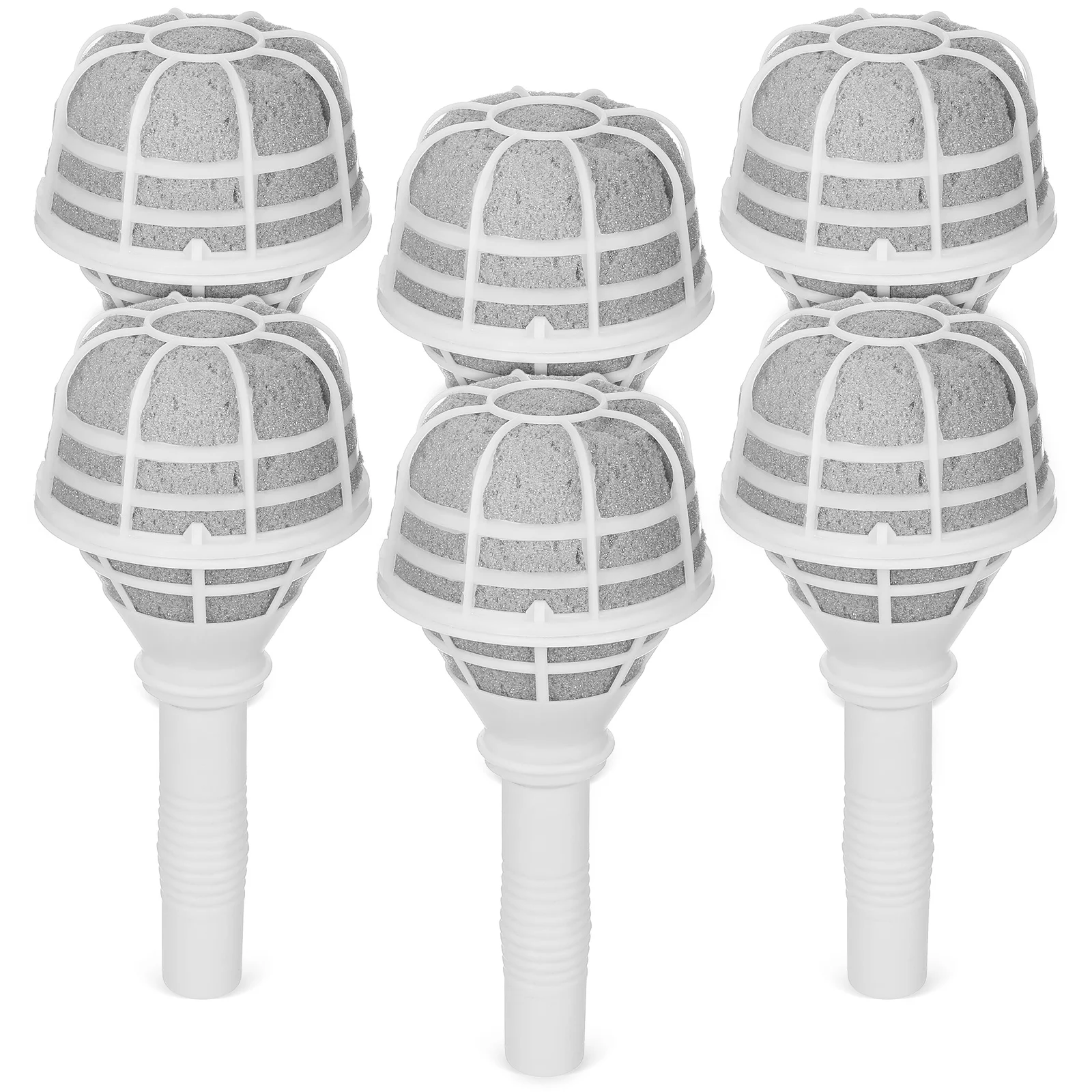 

6pcs Floral Bouquet Holders Wedding Supplies Lace Flower Handle Hand Tied Wedding Bouquet Racks Fresh Flower Preserver Mud