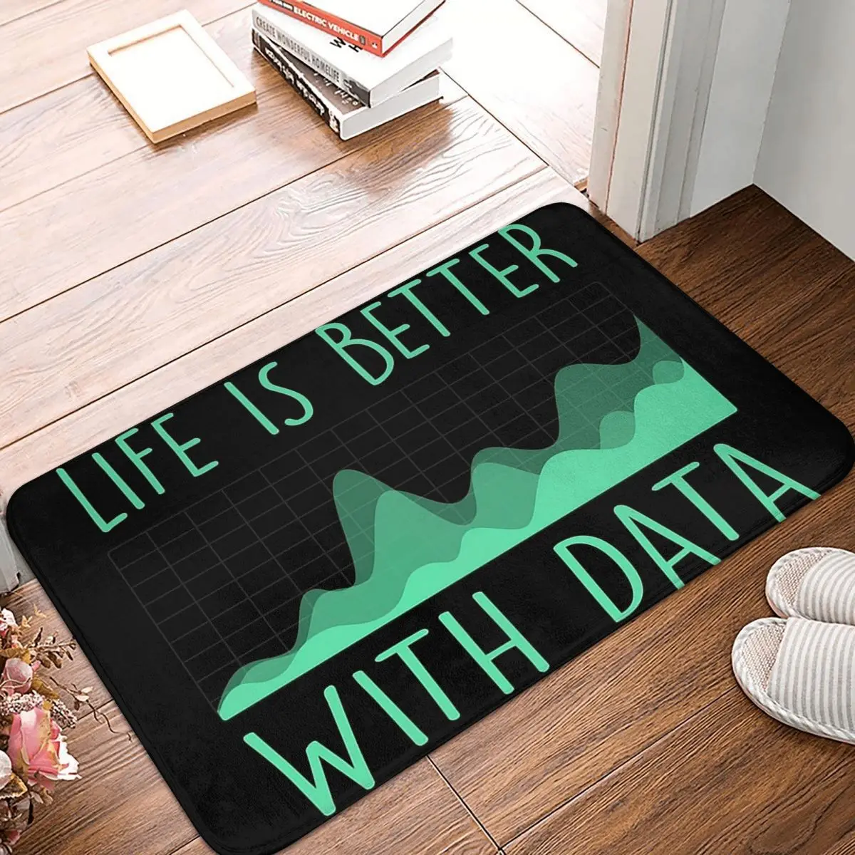 Improvement Of Data Scientist Data Nerd Data Analys Anti-slip Doormat Floor Mat Carpet Rug for Kitchen Home Bedroom Footpad Mats