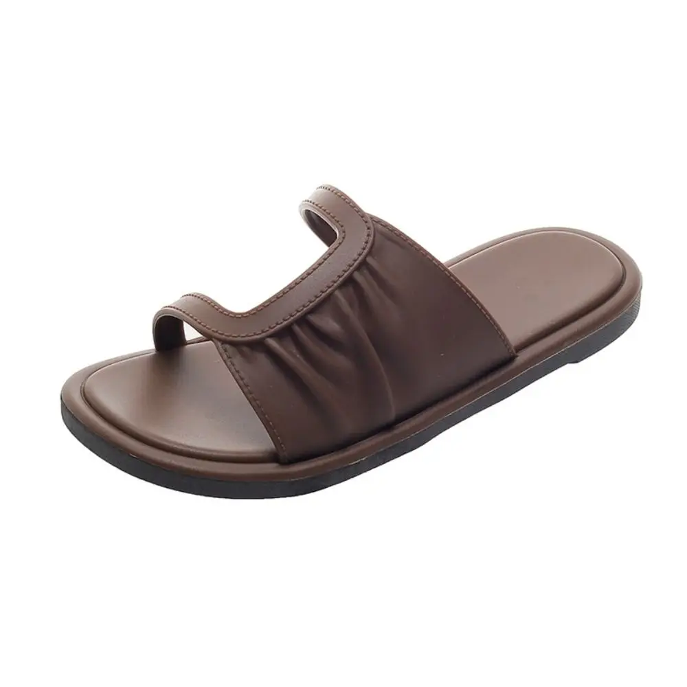 لينة شبكة جوفاء بولي كلوريد الفينيل النعال المسطحة المضادة للانزلاق الصيف الشقق الشرائح الصنادل أضعاف بحر الصيف بحر أحذية داخلي في الهواء الطلق #4