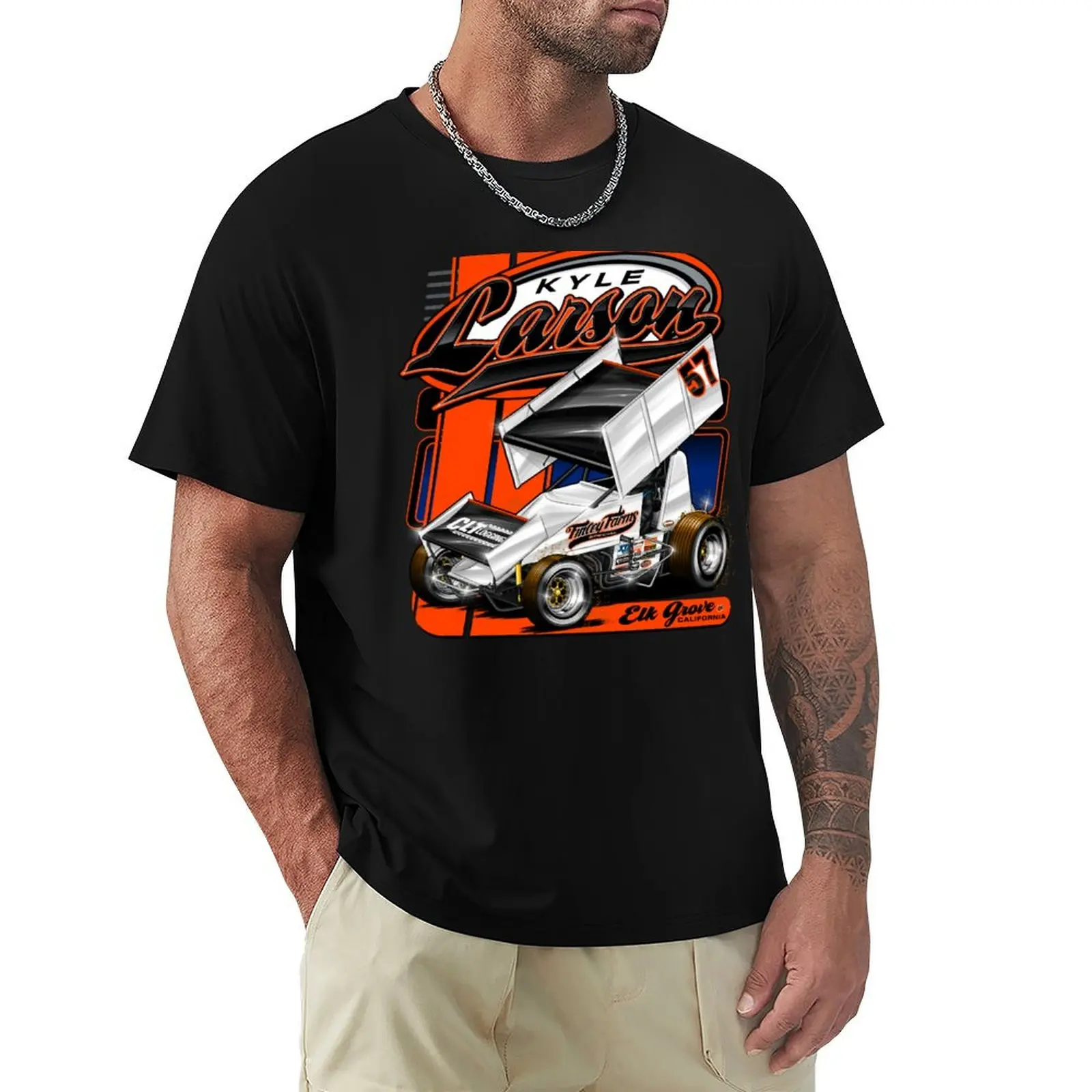 

Kyle Larson Kyle , #1 T-Shirt Trendy Print Short Sleeve T-Shirt