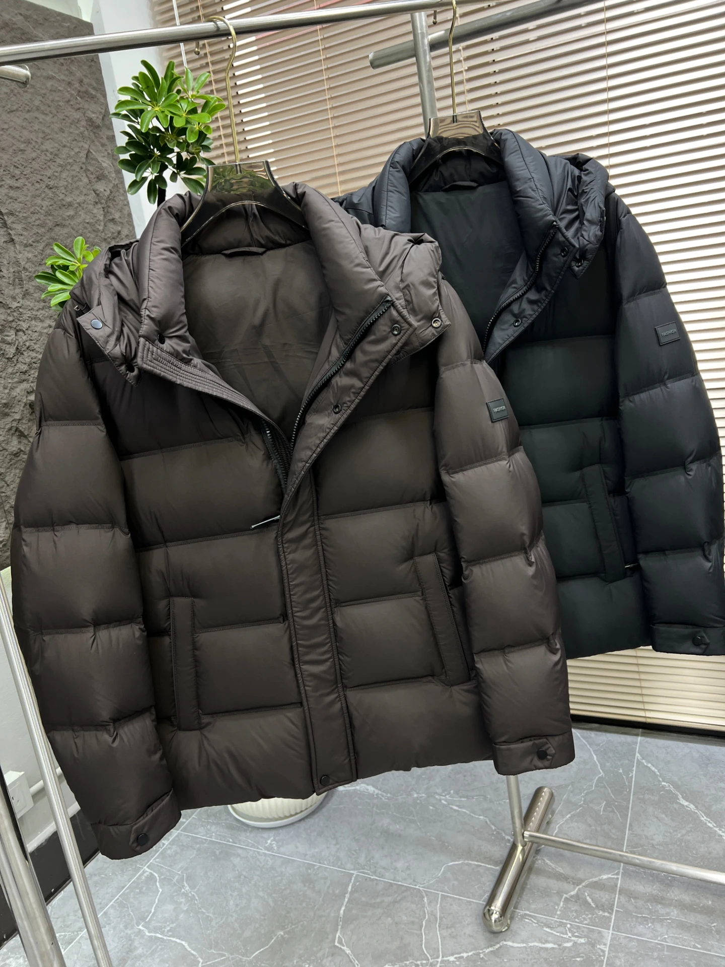 

High Fill Power New National Stand 90 White Du down Winter Faion Versatile Thiened Hooded Bread Sle down Jaet fo...