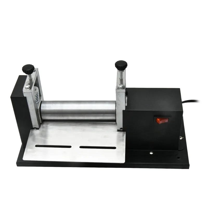 

Electric hand crank Small leather drawing machine small leather stripper manual rubber hose machine leather laminating machine