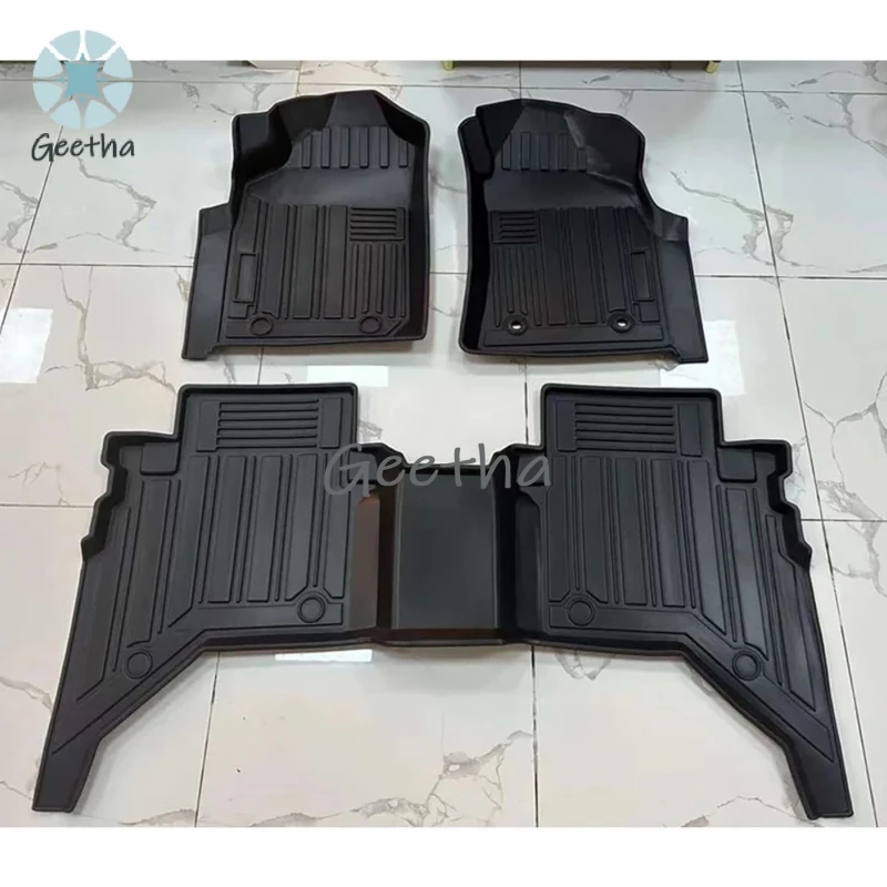 

For 3D Floor Mat Compatible with Hilux VIGO 2005-2014 Floor Liner Tray Foot Pad Carpet Mat Anti-Slip Auto Accessories At