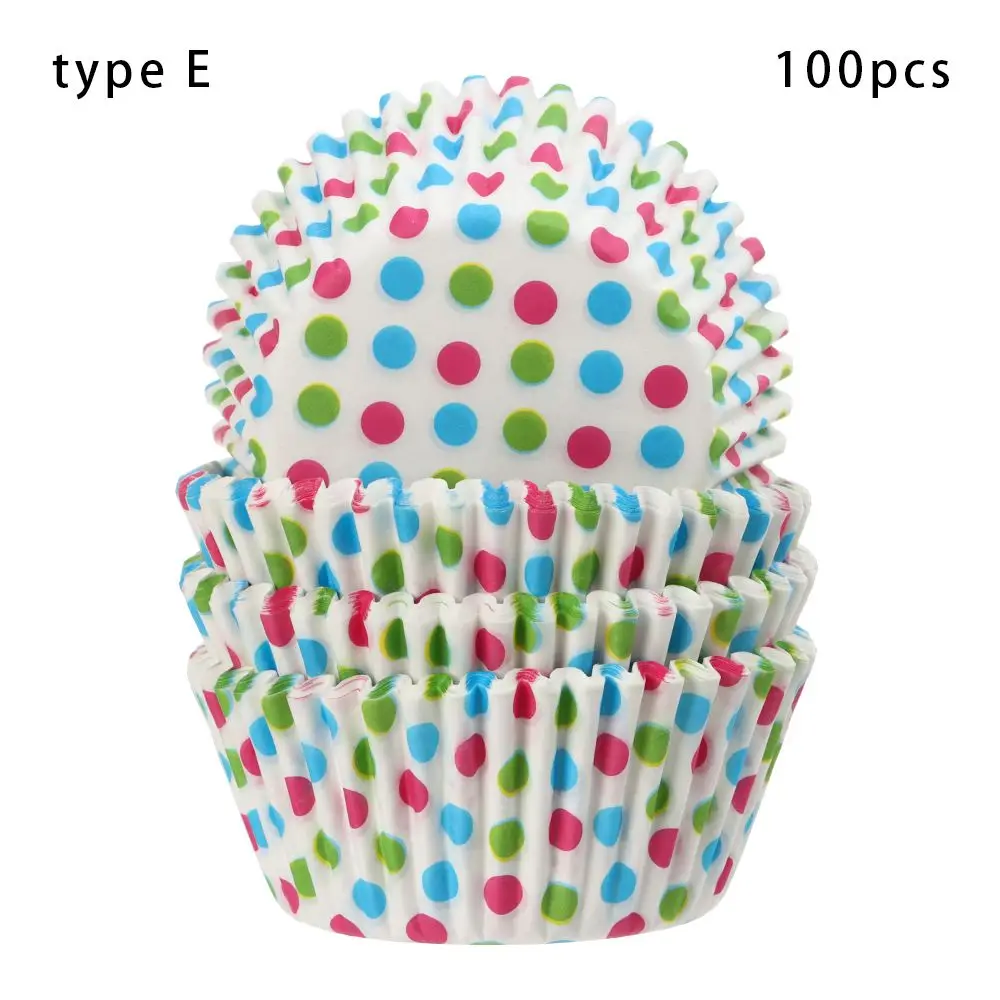 Oil Proof Cup Contain Muffin Box Party Tray Paper Holder CupCake Baking Tools Cake Mold