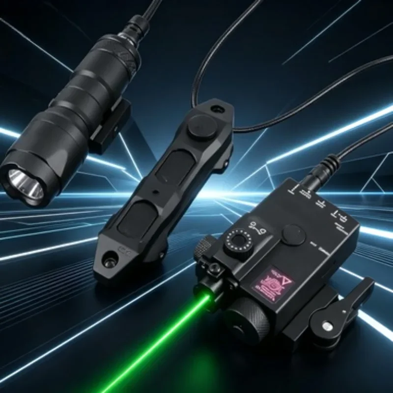 Portable Holiday Gift Combo M4A1 MINI-A2 Side Green Laser Full Hobby Play Set