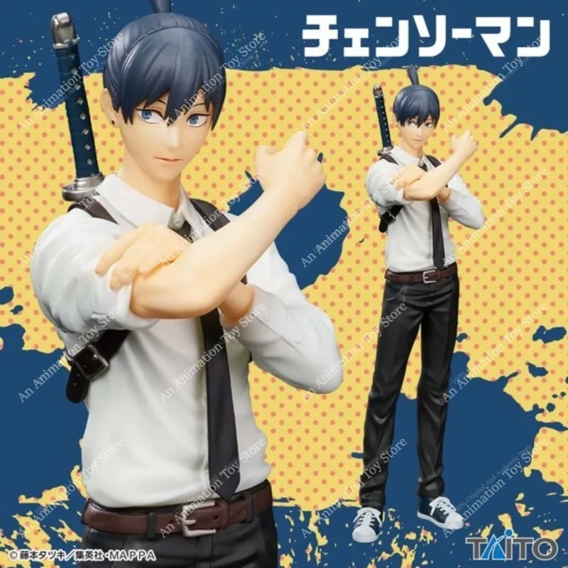 In Stock 100% Original TAITO Chainsaw Man Hayakawa Aki Public Safety Devil Anime Collectible Figure Desktop Home Decoration Gift