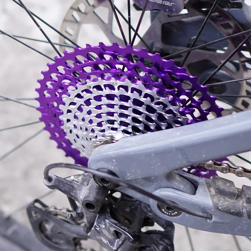 ZTTO Ultralight 12S HG MTB Cassette 273g-299g Purple-Silver 12 Speed 11-46T 11-50T 11-51T SLR3 K7 CNC Sprocket