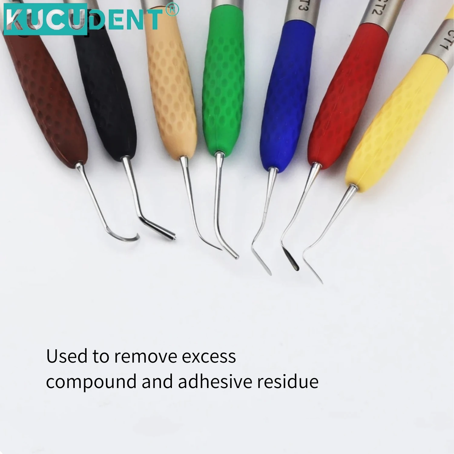 Dental Composite Placement Instruments Aesthetic Restoration Resin Filler Knife Spatula Non-Stick Autoclavable Silicone Handle