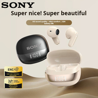 Original Sony New Bluetooth Headset Wireless Earphone Sport Earbuds HiFi Stereo Game Headphones LED Display With Mic