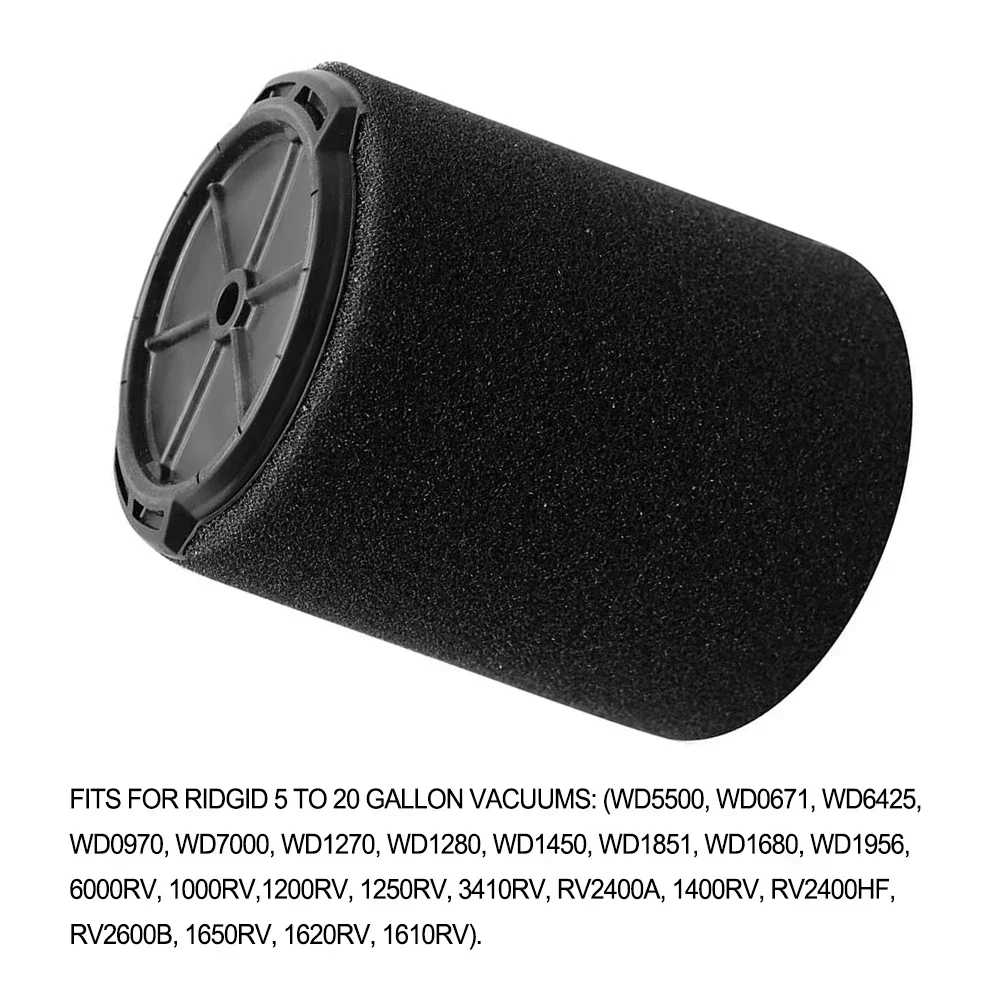 

VF7000 Wet Dry Vacuum Replacement Filter for Ridgid 520 Gallon For WD5500 Compatible Improved Airflow Design Easy Installation