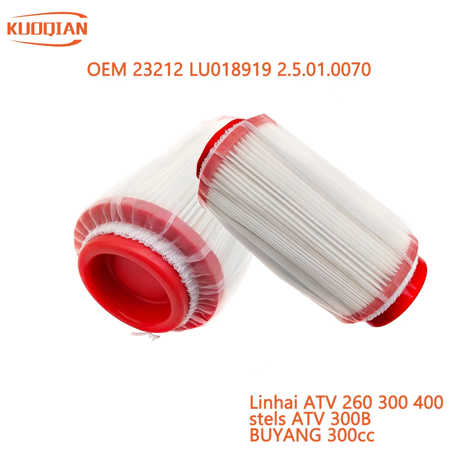 

2pcs Linhai ATV Motorcycle Parts Air Filter 260 300 400 LH260 LH300 LH400 Filter Element 23212