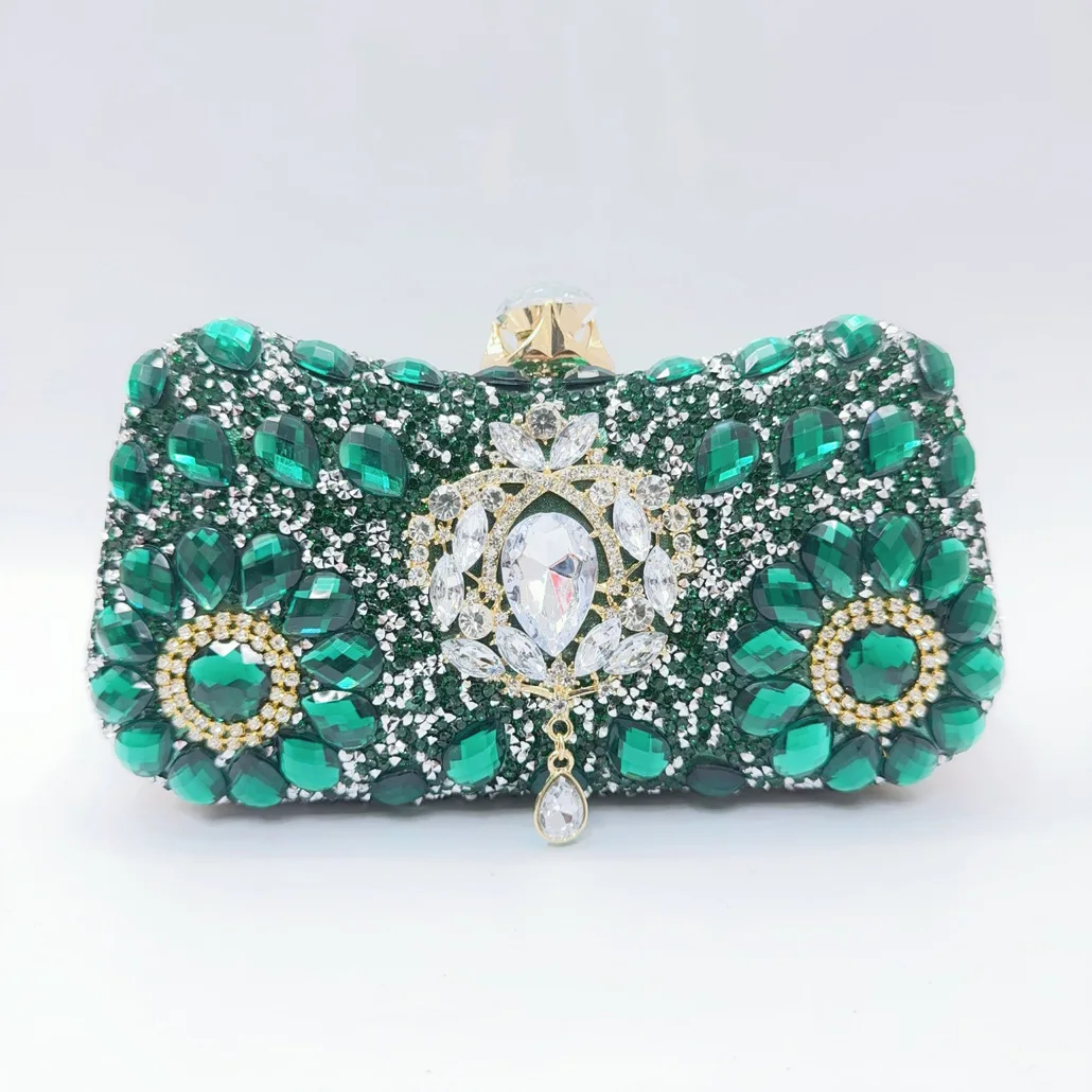 

New rhinestone hand bag, diamond-encrusted small bag, female banquet socialite hand bag, party party dinner bag