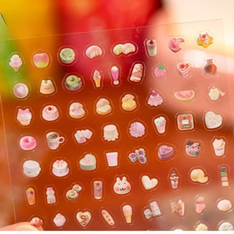 

18 листов/компл., мини-мультяшная наклейка для скрапбукинга, журнала, ретро, милые животные, закуски, чехол для телефона, наклейка, сделай сам, декор, канцелярские принадлежности для багажа, наклейка