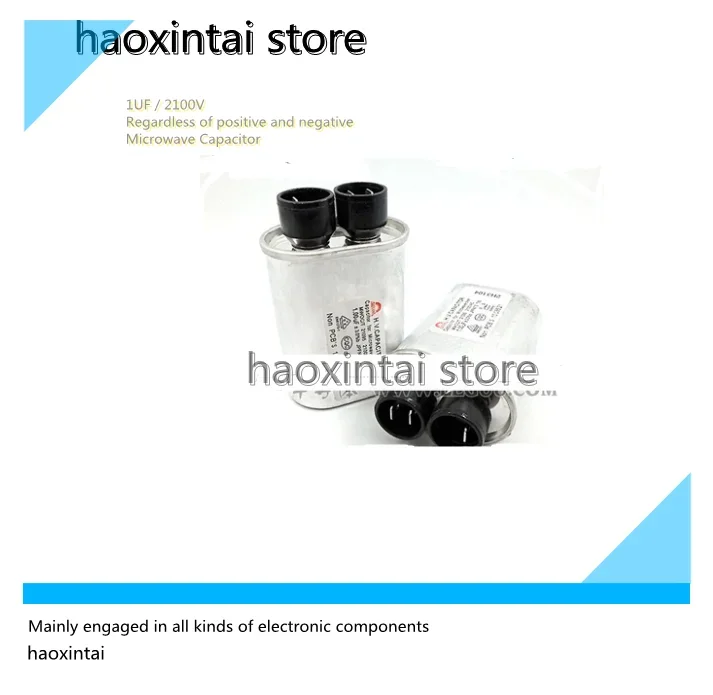 Microwave Capacitor 1UF2100V High Voltage Microwave Oven 0.91UF1.05UF Universal Capacitor Disassembly Machine Small Insert 4.8mm