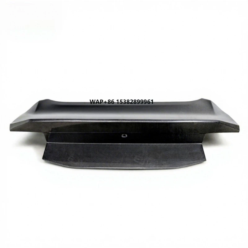 EJW High Performance Carbon Fiber Front Position Trunk Lid Spoiler for 2024 for Mustang Mach-E Replacement & Upgrade