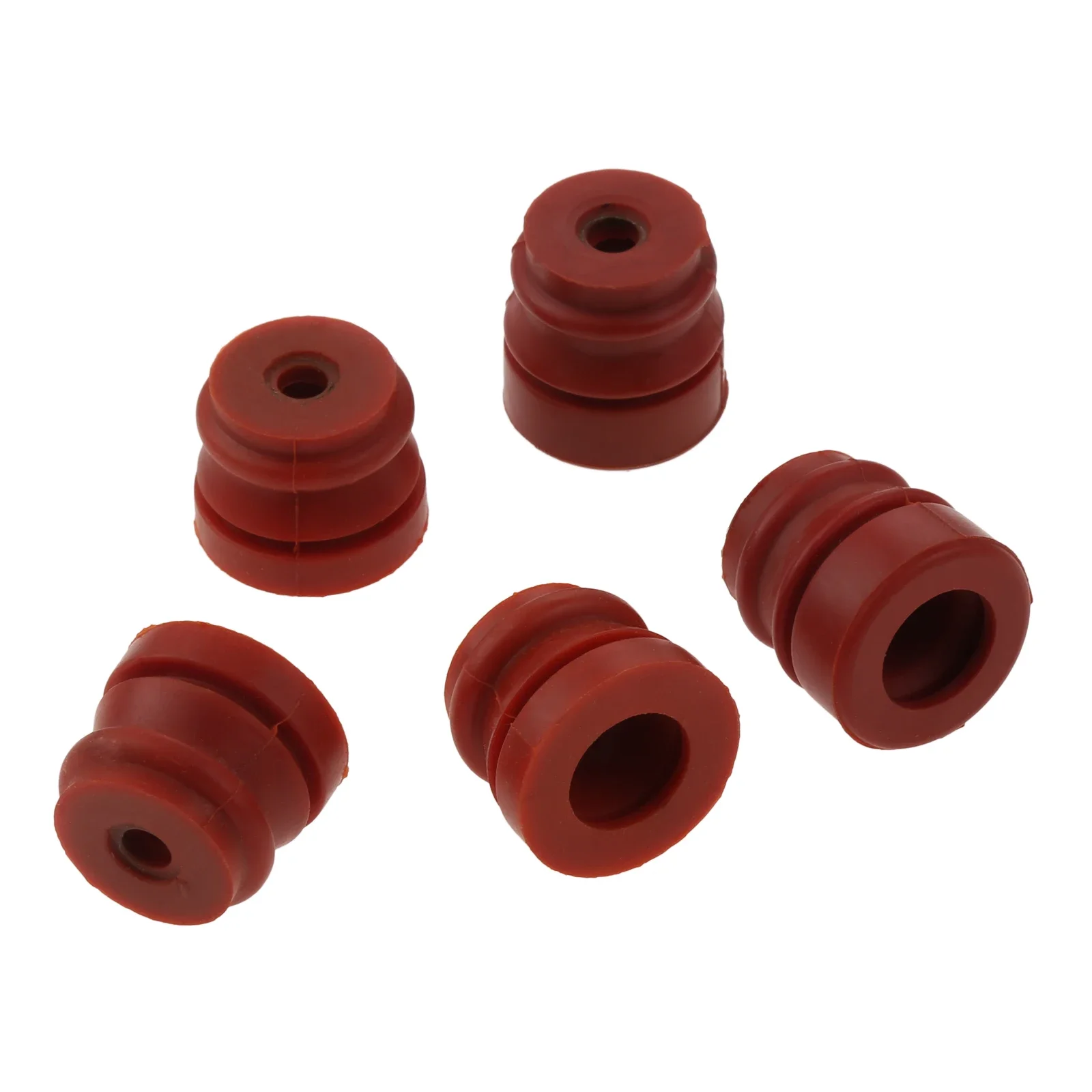 5pcs/set Rubber 45cc 52cc 58cc Chainsaw Damper 4500 5200 5800 Chainsaw Damper Spring Shock Buffer Red Replacement Repair Part