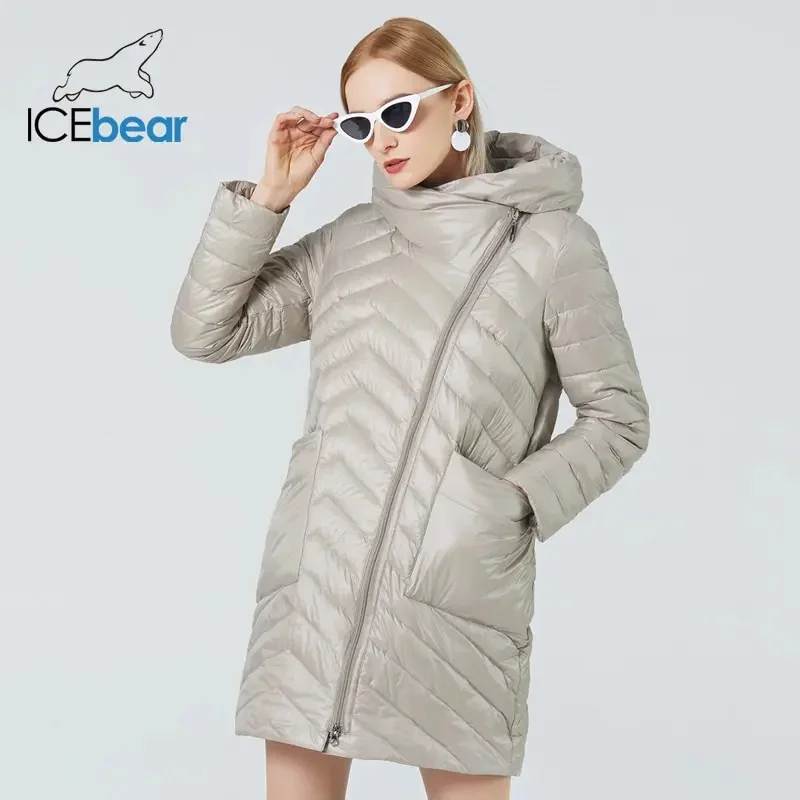 ICEbear 2022 Women autumn jacket quality women coat fashion female parka brand clothing GWC20299D