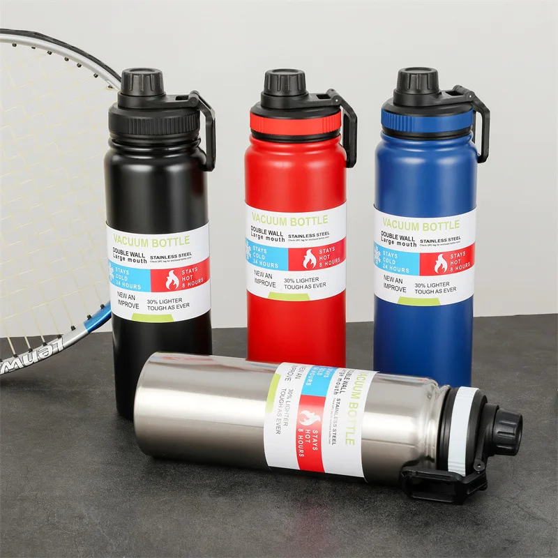 Sport Bottole stainless steel sublimation coating car straight cup straw water cup customization