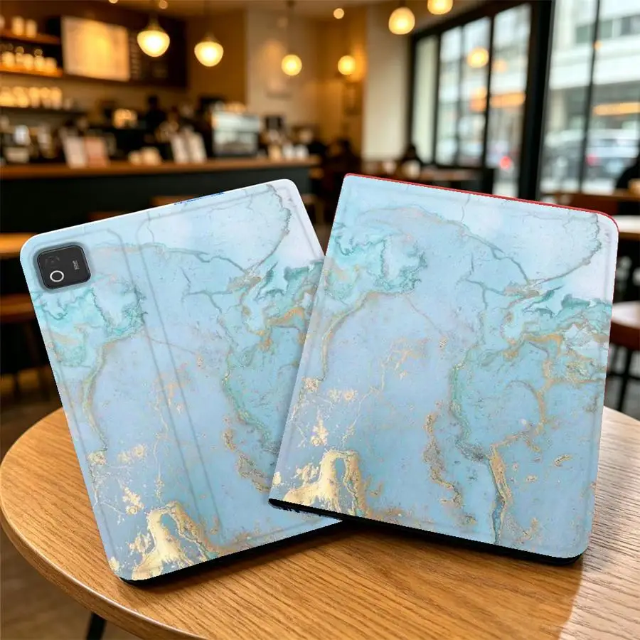 Colorful Marble Pattern Case for Xiaomi Redmi Pad SE K Pad 8.8 9.7 12.4 Inch Pad 6s Pro 7 Ultra Pad 5 6 7 8 Pro With Pencil