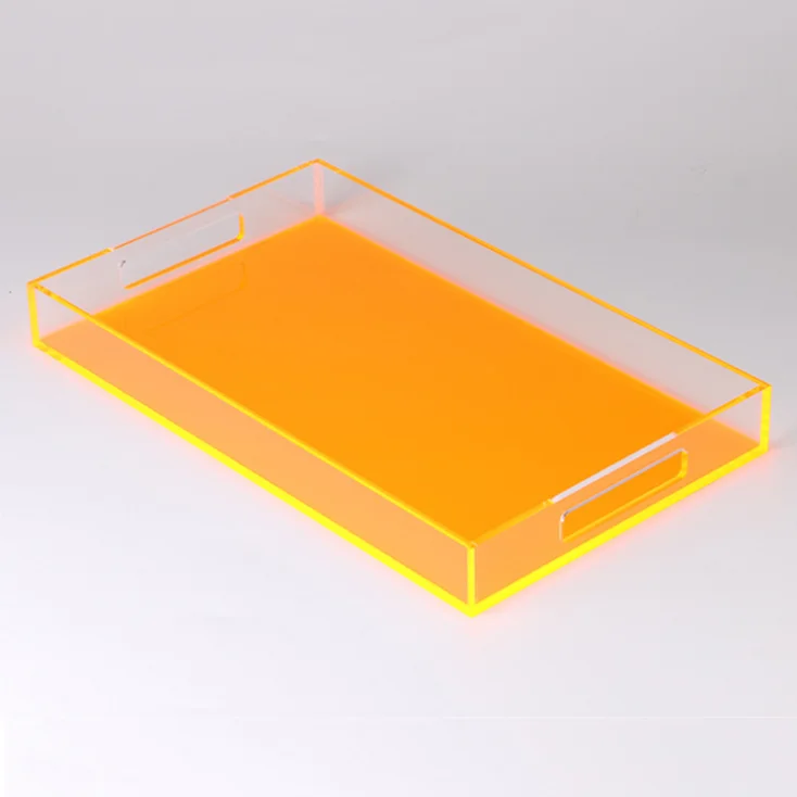 Factory manufacturer acrylic service tray hotel tray