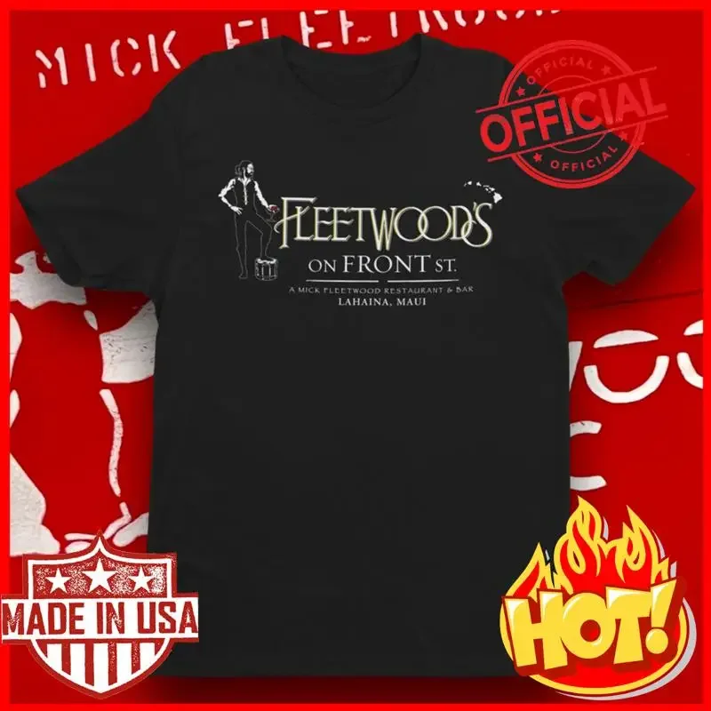 Fleetwoods On Front St Maui Hawaii Restaurant  T shirt Black